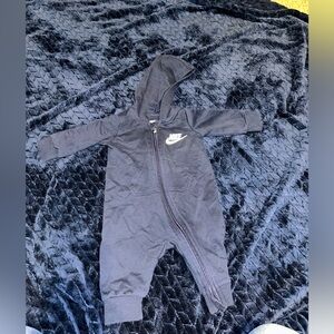 Navy blue baby boy Nike romper size 3 months